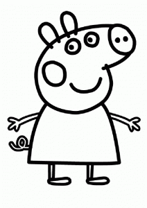 immagine da colorare peppa pig002